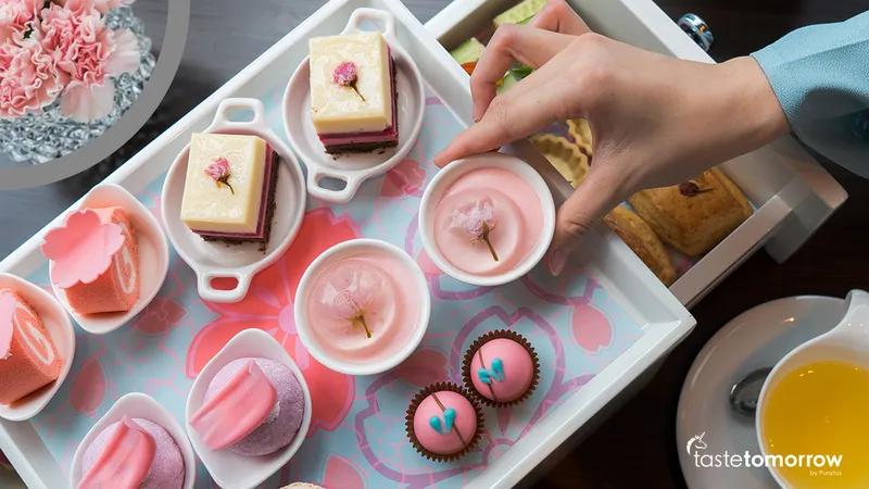 Pink sakura is a blossoming flavor trend in pastry and chocolate Taste Tomorrow